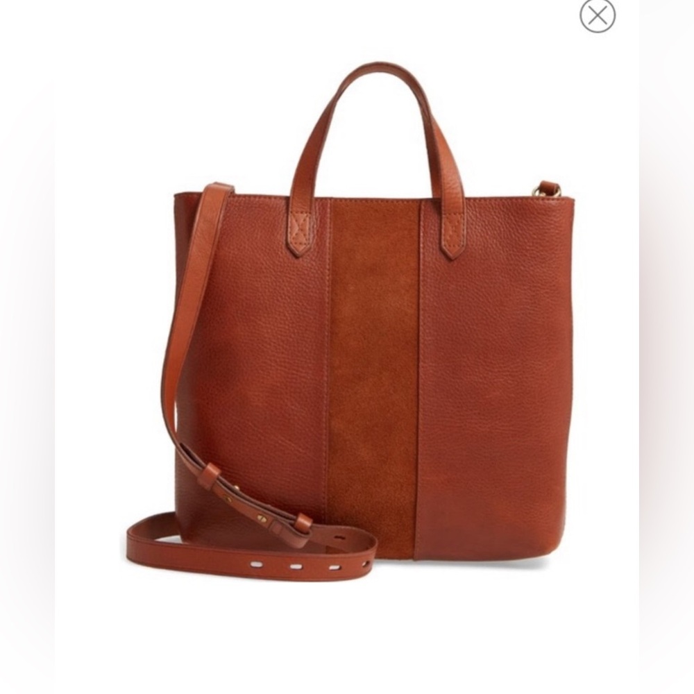 Madewell Small Transport Leather Crossbody Tote